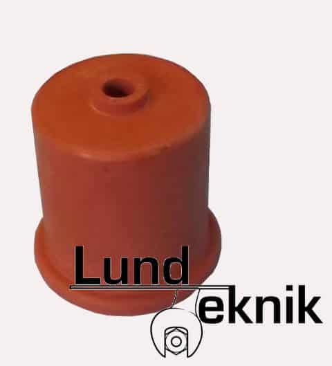 Gummihætte, til 1 liters Erlenm. 40 mm m/hul